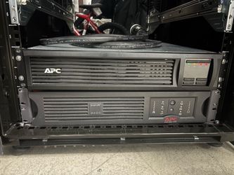 42U Server Rack With Two APC and monitor