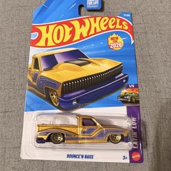 Hot Wheels 2026 B Case BOUNCE'N BASS #1/5 Layin’ Low New Casting For 2026 17/250