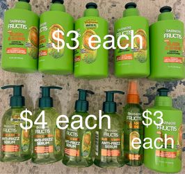 Fructis leave in conditioner, serum