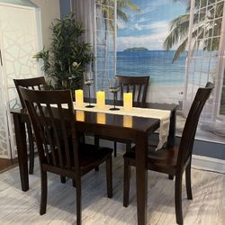 Nice Small Dining Set Good Condition!! Table has Some minor marks. I can deliver