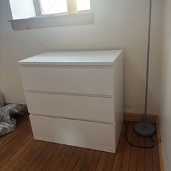 White IKEA Dresser