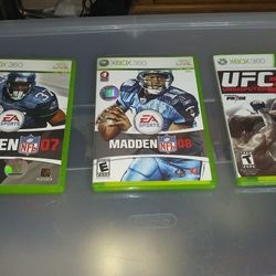 X Box; X Box 360; X Box 1 Games