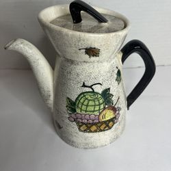 Vintage Capri by Royal Sealy Japan Ceramic Coffee Pot Japan Carafe