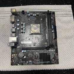 Motherboard with cpu 