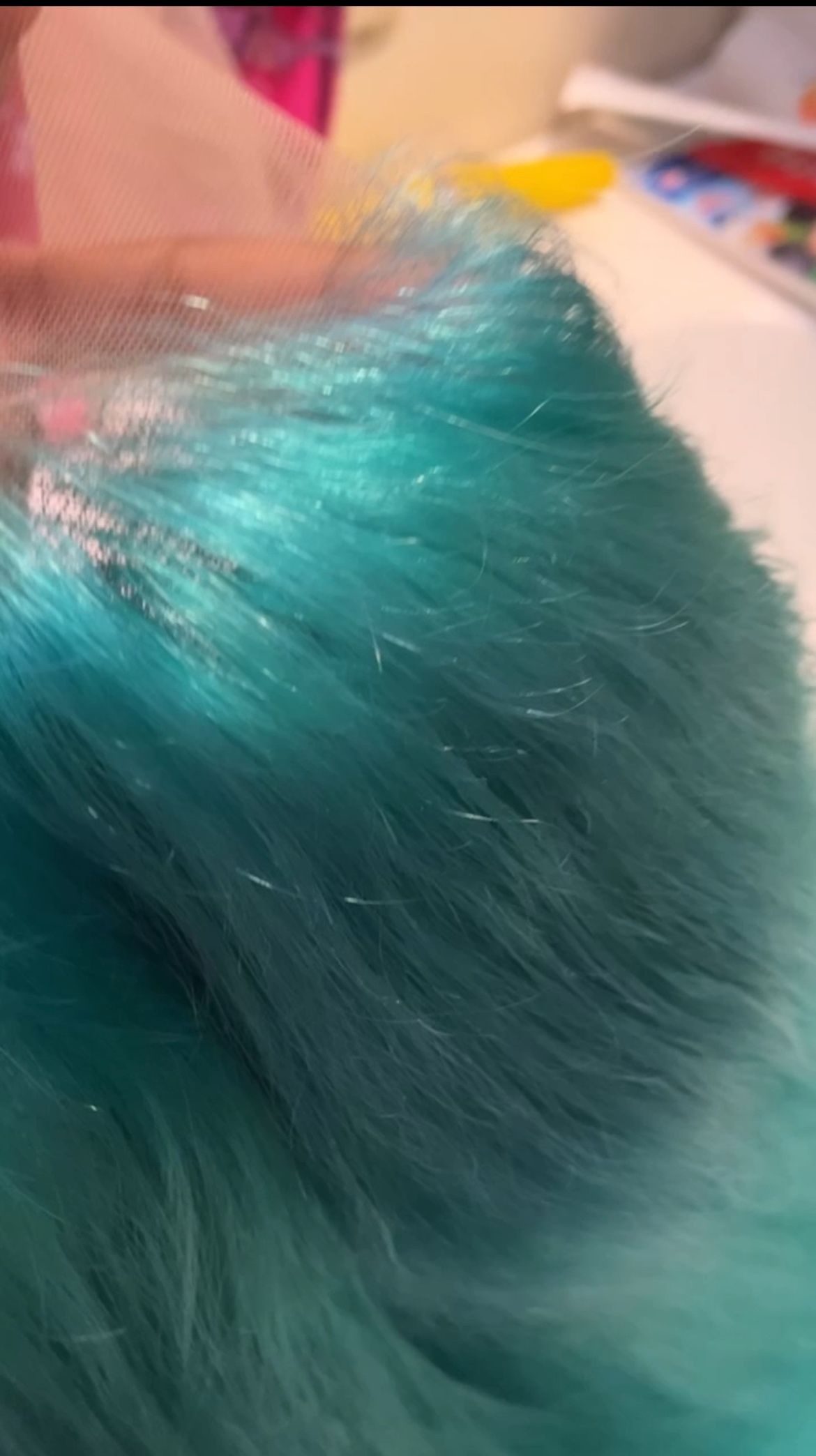 Teal Wig 28inch