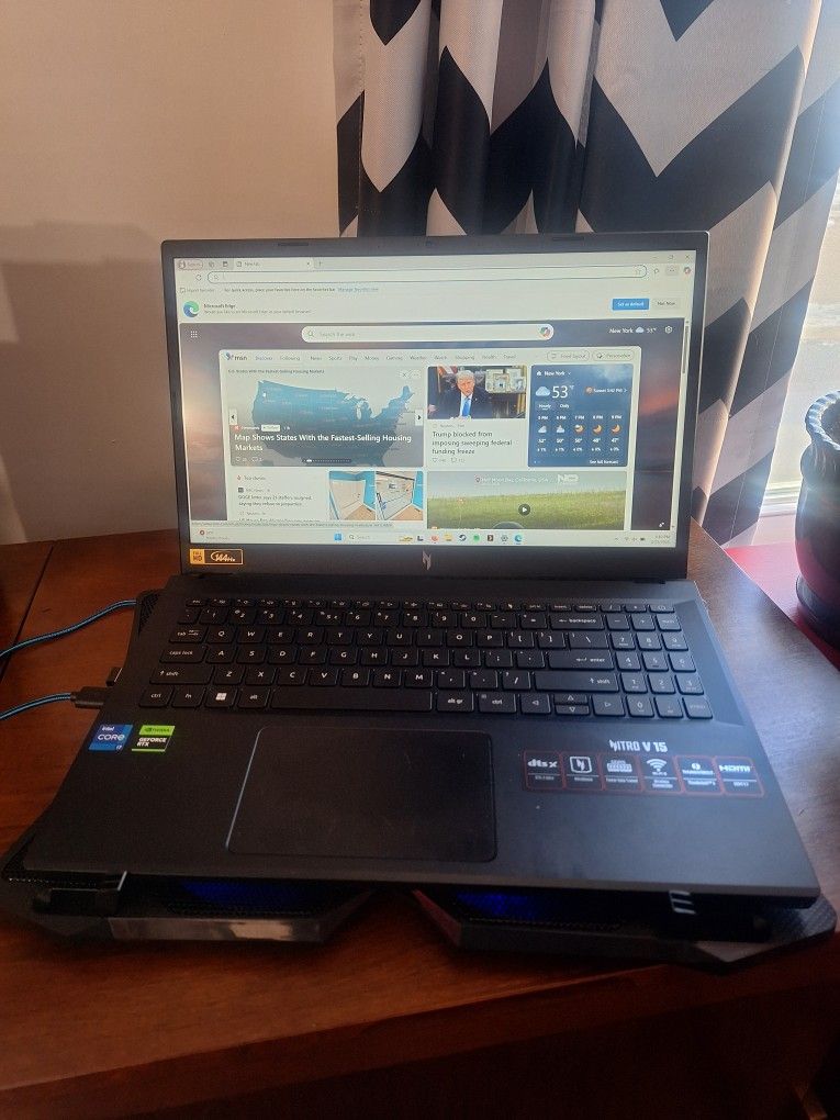 Acer Nitro V Gaming Laptop With Cooling Fan