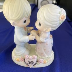 Precious Moments ''We Share A Love Forever Young'' 50th Anniversary Figurine