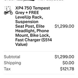 Lectric xp4 750W