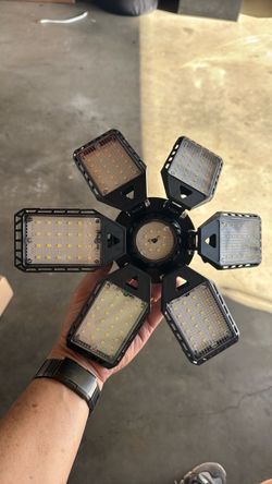6-Panel Foldable LED Garage Light