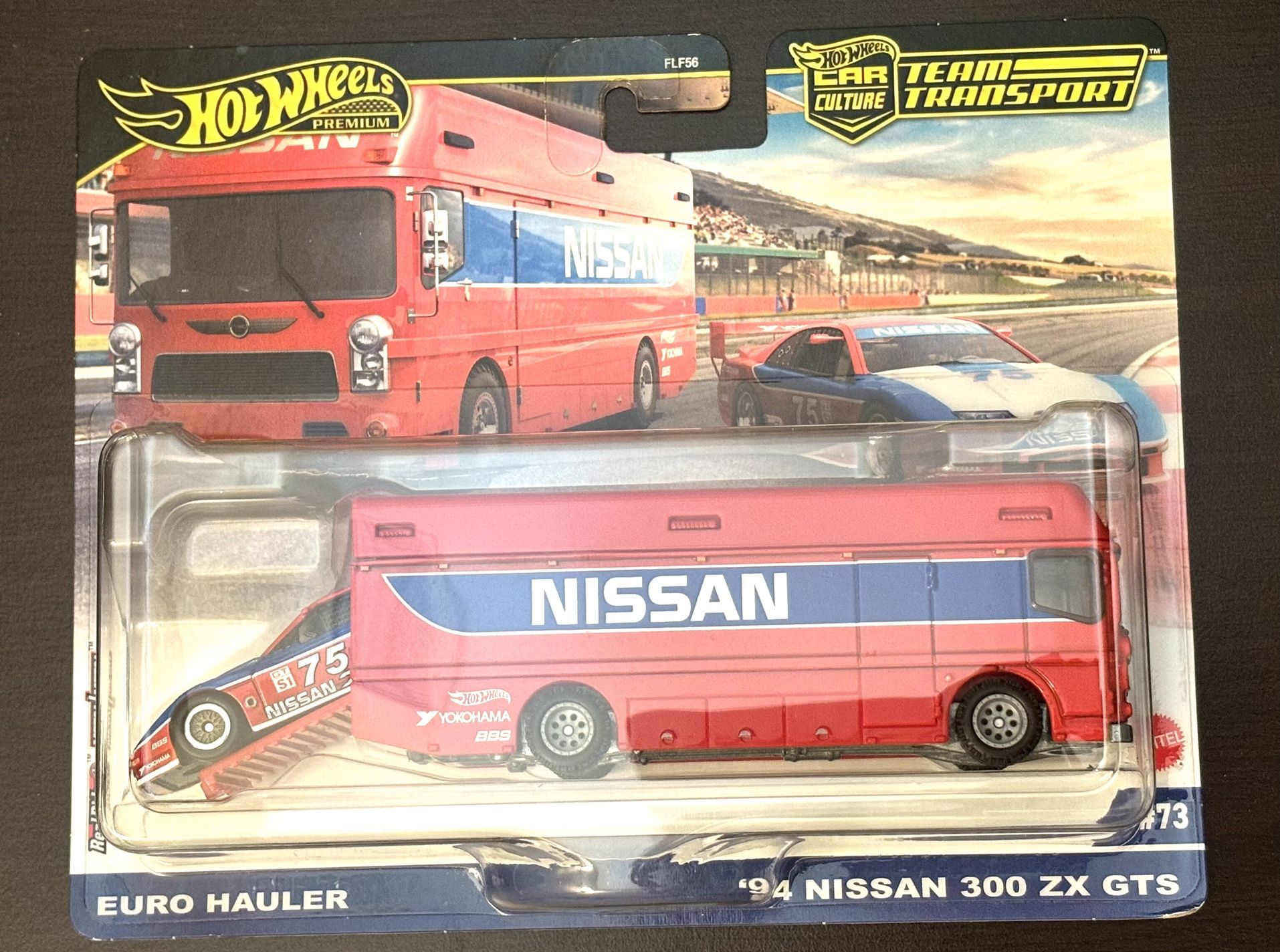 Hot Wheels Team Transport ‘94 Nissan 300 ZX GTS & Euro Haul Er