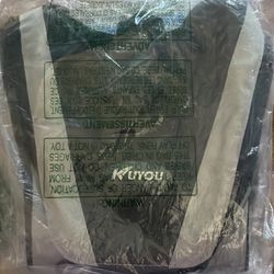 Kuyou Hydration Pack Black White, Water Backpack, 2 Liter Water Bladder & Tubing