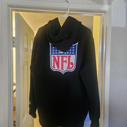 N f l black hoodie