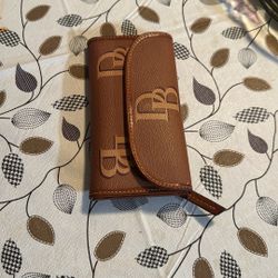 Dooney & Bourke Monogram Clutch Wallet  Good Color Brown 
