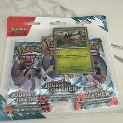 Pokémon TCG Scarlet & Violet Journey Together 3-pack Blister + YANMEGA