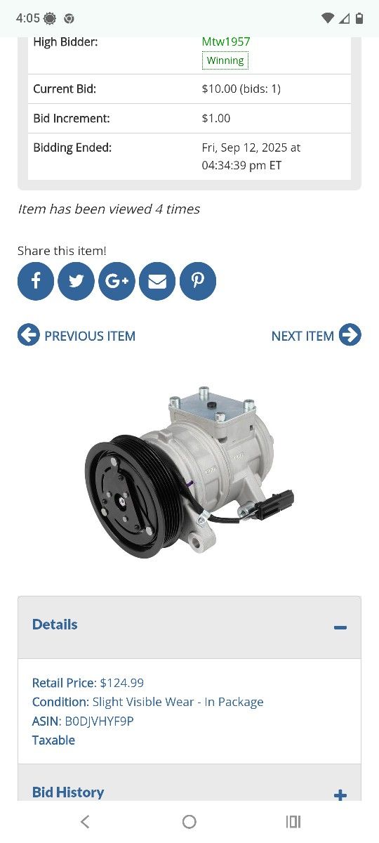 Lot # RO3223: ECCPP AC Compressor with Clutch 1(contact info removed) Fit for Jeep for Grand Cherokee 40L Air Conditioning Compressor