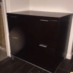 Crate & Barrel huge mahogany file drawers