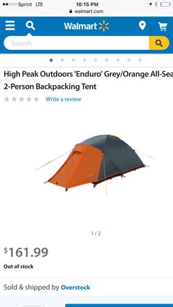 Brand new high peak enduro tent