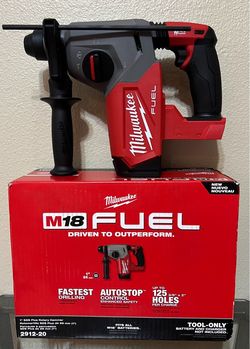 Milwaukee M18 FUEL  Brushless Cordless 1 in. SDS-Plus Rotary Hammer (Tool-Only)