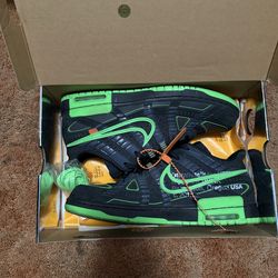 Nike OffWhite Rubber Dunk Green Strike  Size 11