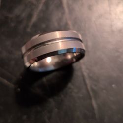 Men's tungsten ring