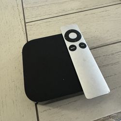 Apple TV 2nd Gen With Remote And Power Cable 