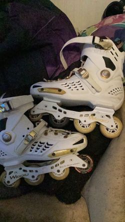 Roller blades Gold/White