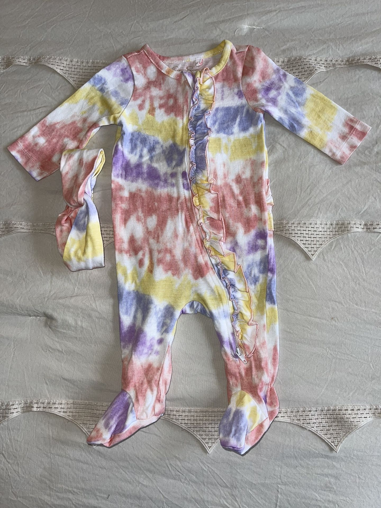 0-3 Month Onesie With Headband