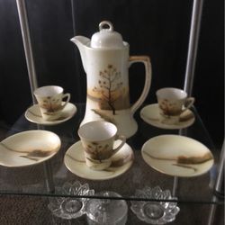 Antique Tea/coffee Pot set