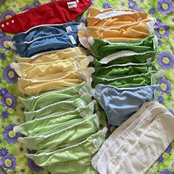 20 BumGenius Pocket Cloth Diaper Hook Loop Diapers