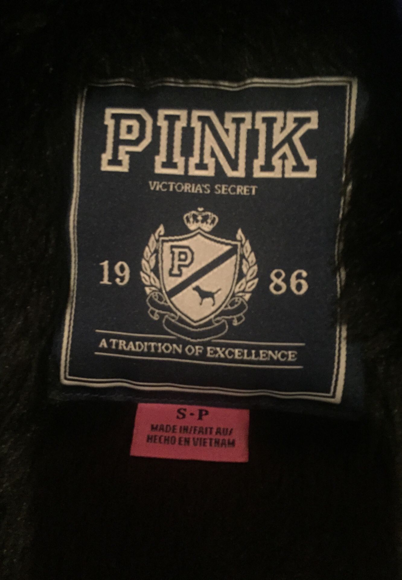 PINK VS fluffy jacket