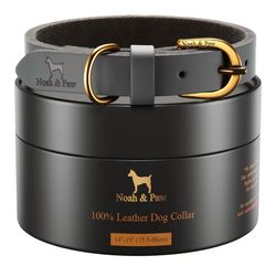 Dog Leather Collar! Brand new! Size med. See all pics!
