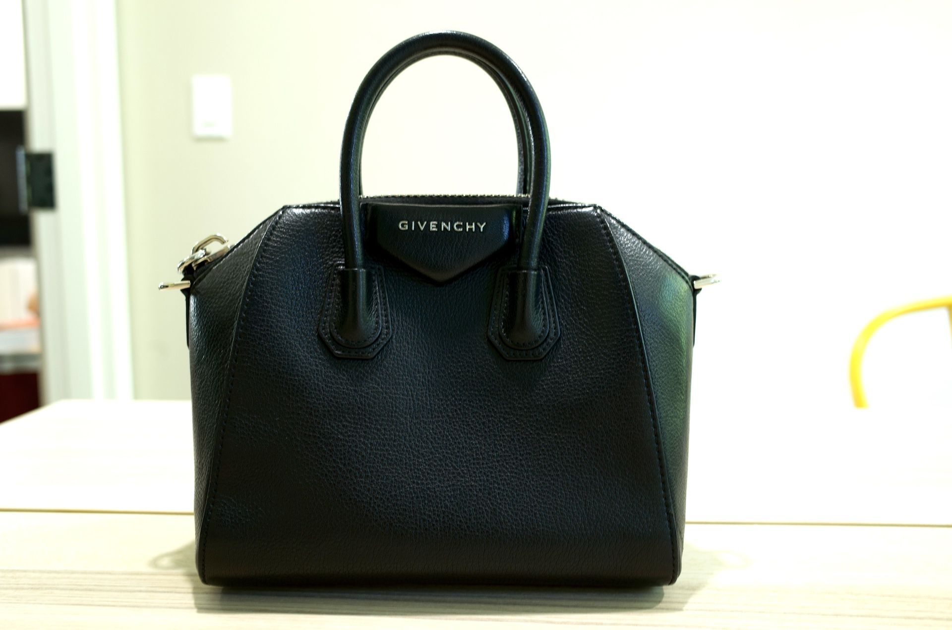 Givenchy Sugar Goatskin Small Antigona Black Handbag