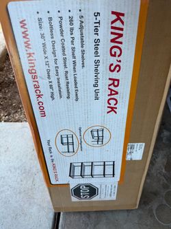 King's Rack 5-Tier Steel Shelving Unit