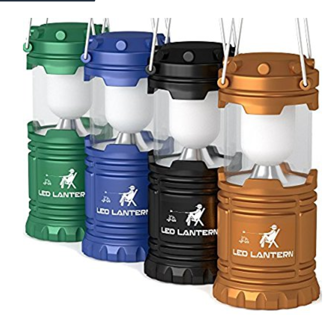 NEW! LED Camping Lantern 4 PACK