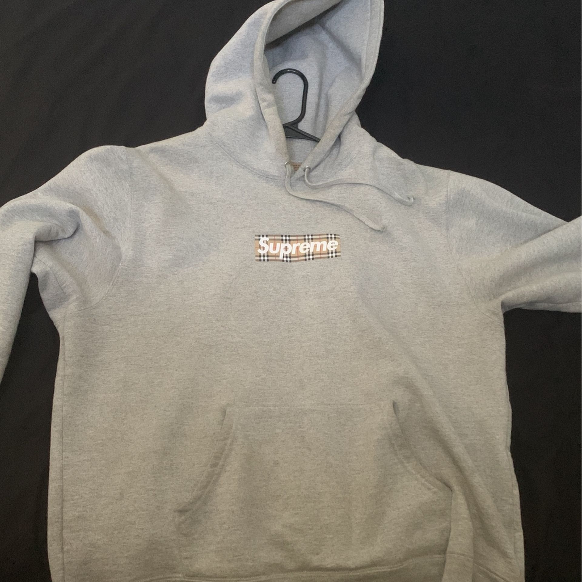 Supreme x Burberry Box Logo Hoodie (Large)