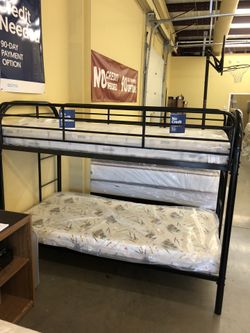 Bunk Bed with Mattresses