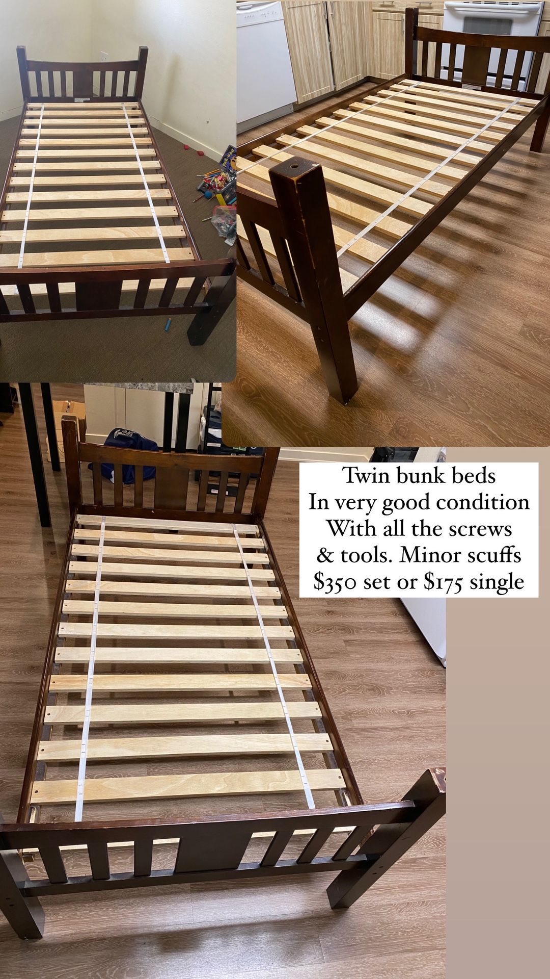 Twin Bed/Bunk Beds