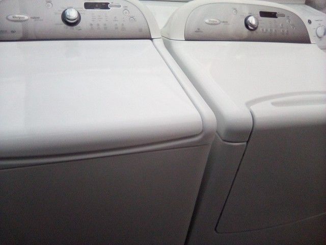 Whirlpool Cabrio Platinum Washer Dryer Electric 220v Set