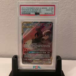 Pokemon Marshadow & Machamp GX (199) Unbroken Bonds 