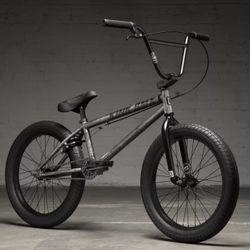 2022 Kink Curb 20” BMX Bike In Matte Brushed Silver