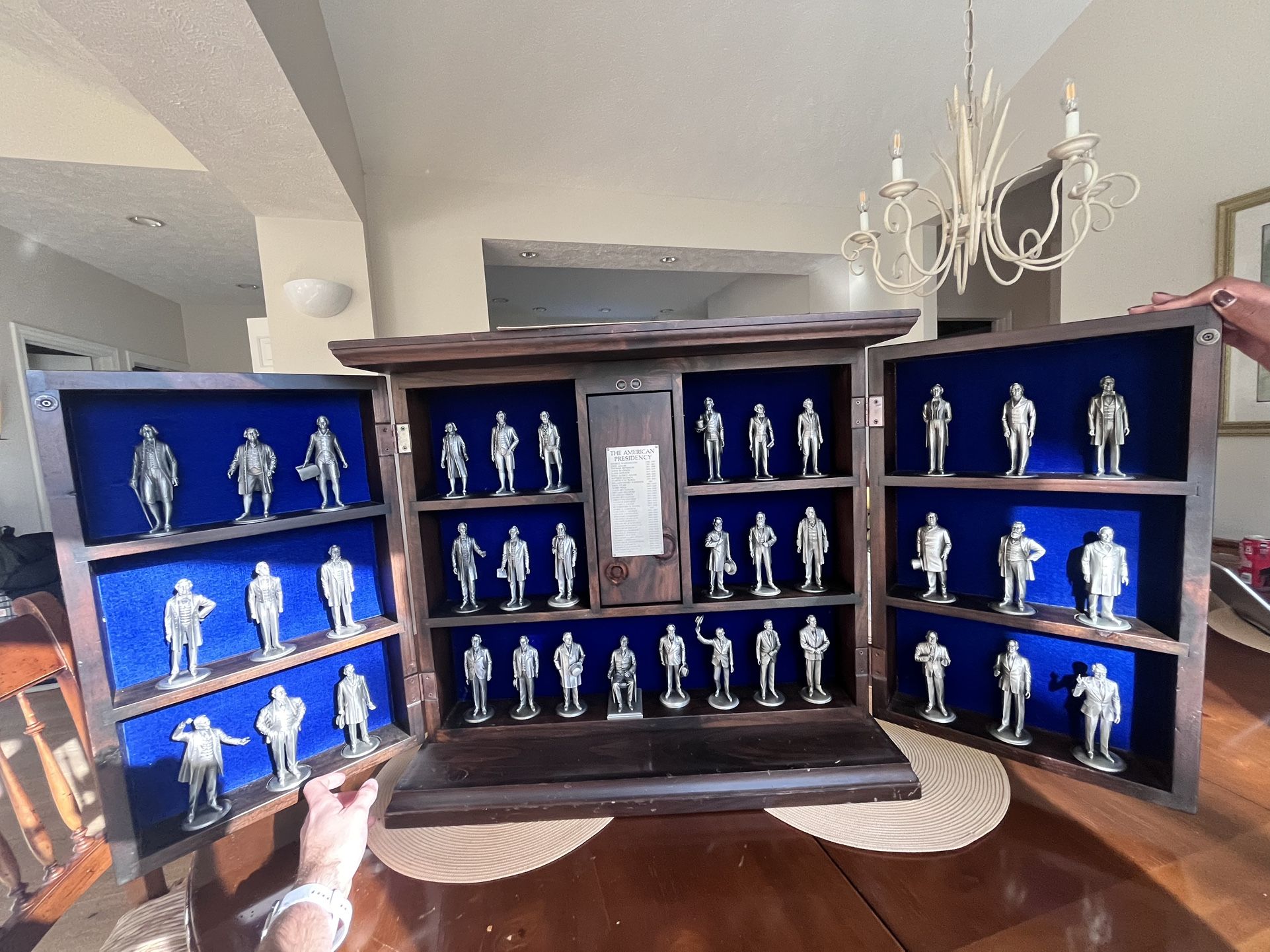 1975 “The American Presidency” Fine Pewter American Press Collectable 37 figures + bonus figure