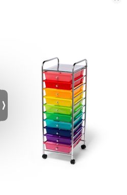 10 shelf rolling cart