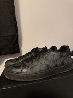 Charcoal black Coach shoes