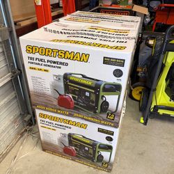 Sportsman 4,000-Watt/3,500-Watt Recoil Start Tri Fuel Portable Generator, Runs on Natural Gas, Gasoline, or Propane