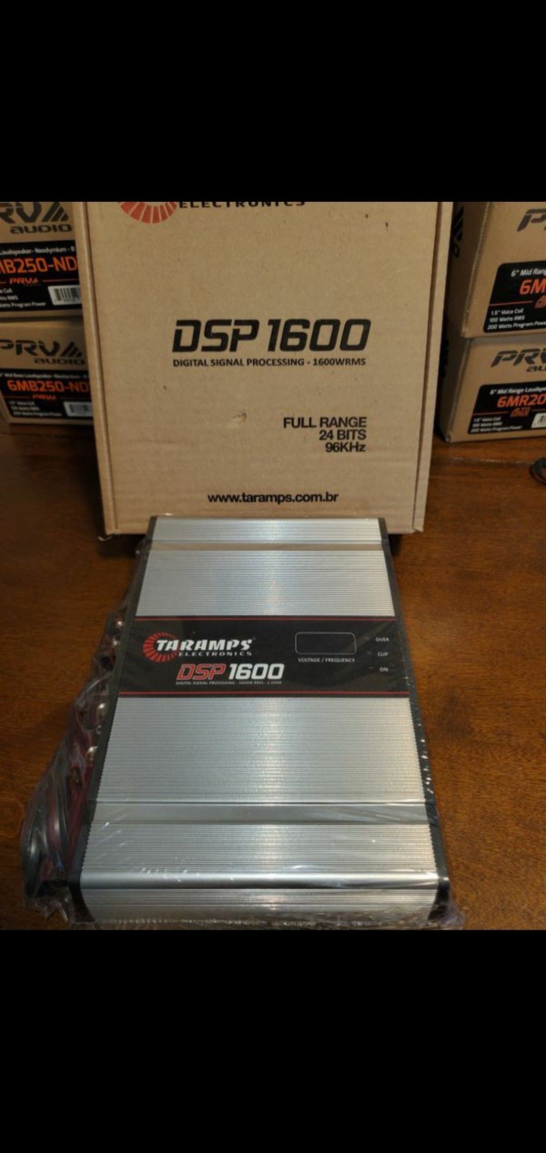 TARAMPS DSP1600 1600WATTS RMS FOR SUBWOOFERS OR CHUCHERO BOX