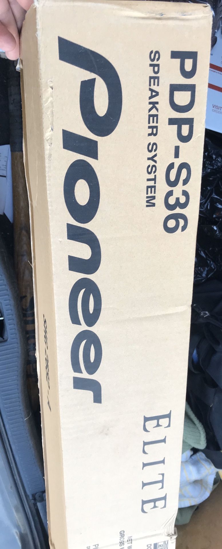 New Pioneer Elite PDP-S36 speakers