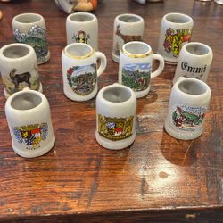 German - Mini- Steins 11