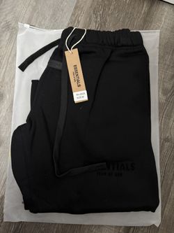 Black Essentials Sweatpants