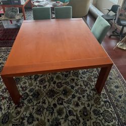 Square Wooden Dining Table -8 Seater