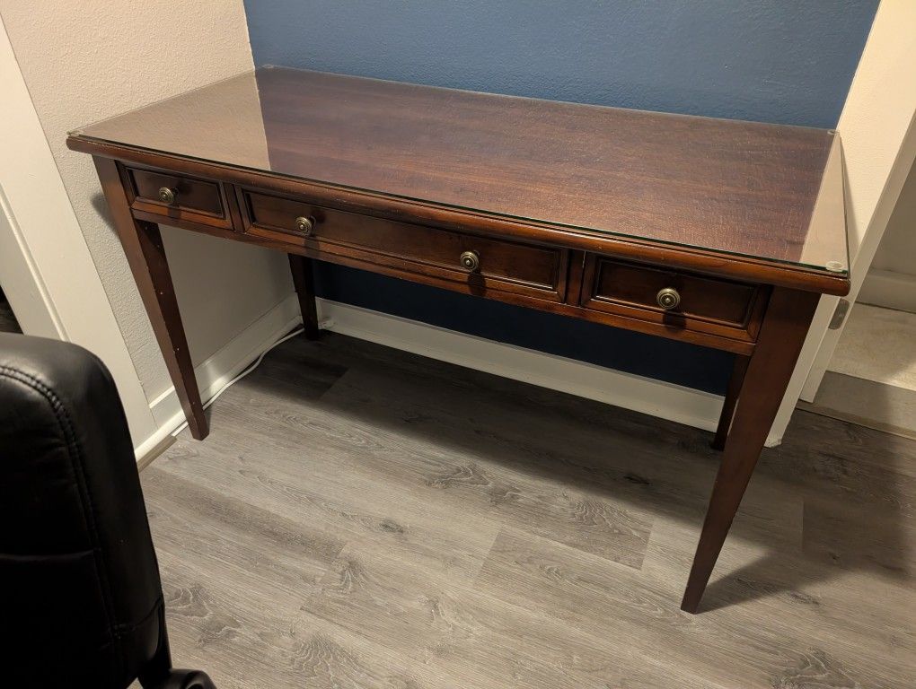 Dark Wood Desk